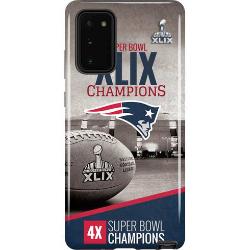 NFL Patriots Super Bowl XLIX Champs Galaxy Note20 5G Pro Case