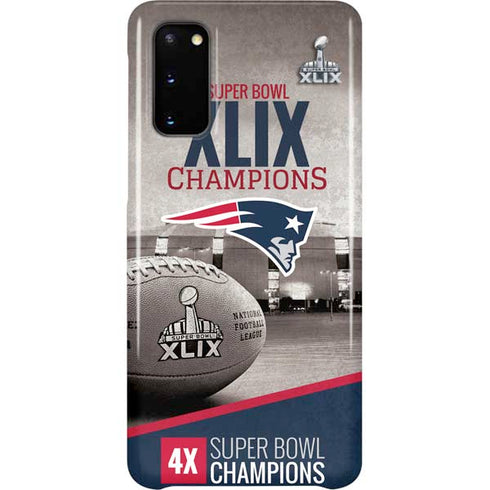 NFL Patriots Super Bowl XLIX Champs Galaxy S20 Lite Case