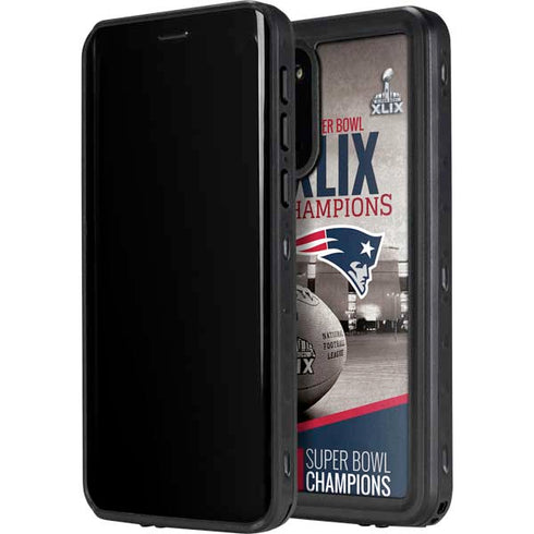 NFL Patriots Super Bowl XLIX Champs Galaxy S20 Plus Waterproof Case