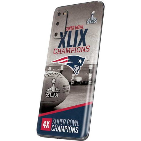 NFL Patriots Super Bowl XLIX Champs Galaxy S20 Skin