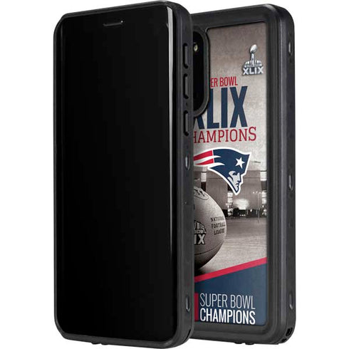 NFL Patriots Super Bowl XLIX Champs Galaxy S20 Waterproof Case