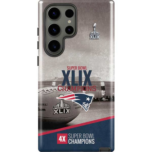 NFL Patriots Super Bowl XLIX Champs Galaxy S23 Ultra Pro Case