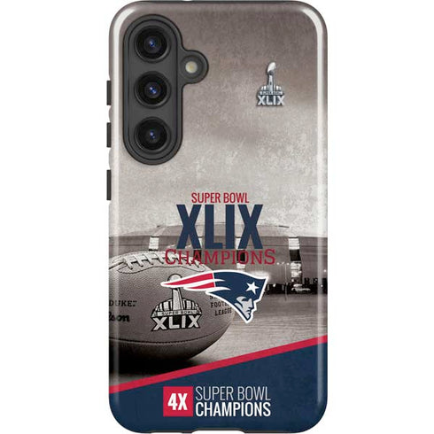 NFL Patriots Super Bowl XLIX Champs Galaxy S25 Impact Case