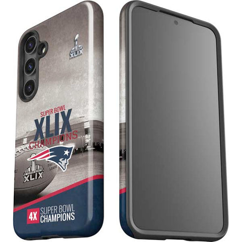 NFL Patriots Super Bowl XLIX Champs Galaxy S25 Impact Case