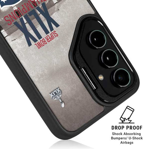 NFL Patriots Super Bowl XLIX Champs Galaxy S24 Kickstand Case