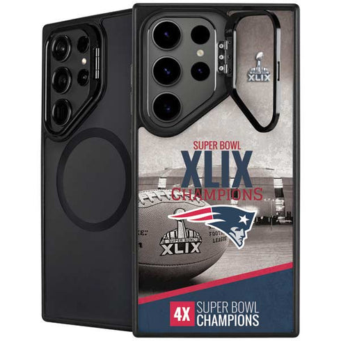 NFL Patriots Super Bowl XLIX Champs Galaxy S24 Ultra Kickstand Case