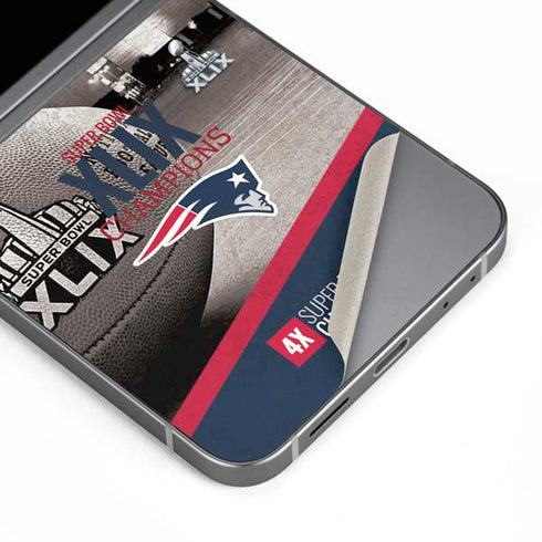 NFL Patriots Super Bowl XLIX Champs Galaxy Z Flip6 Skin