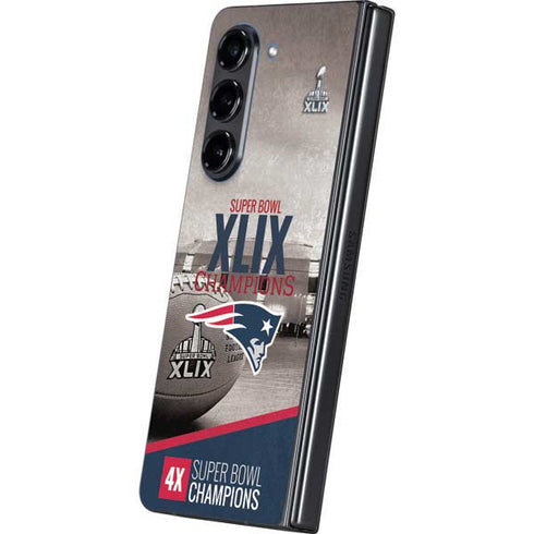 NFL Patriots Super Bowl XLIX Champs Galaxy Z Fold5 5G Skin