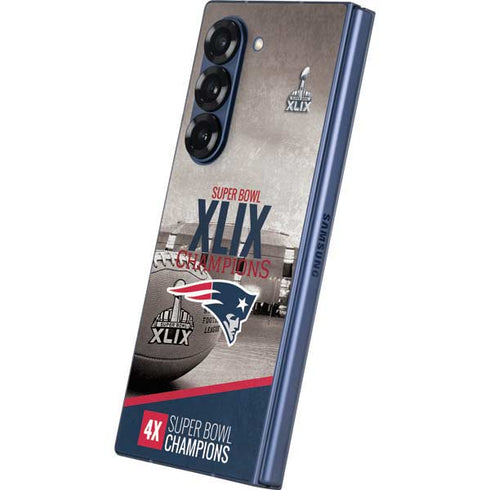 NFL Patriots Super Bowl XLIX Champs Galaxy Z Fold6 Skin