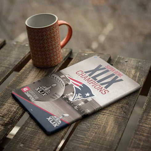 NFL Patriots Super Bowl XLIX Champs iPad Skins