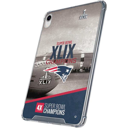 NFL Patriots Super Bowl XLIX Champs iPad 11th Gen (2025) Clear Case