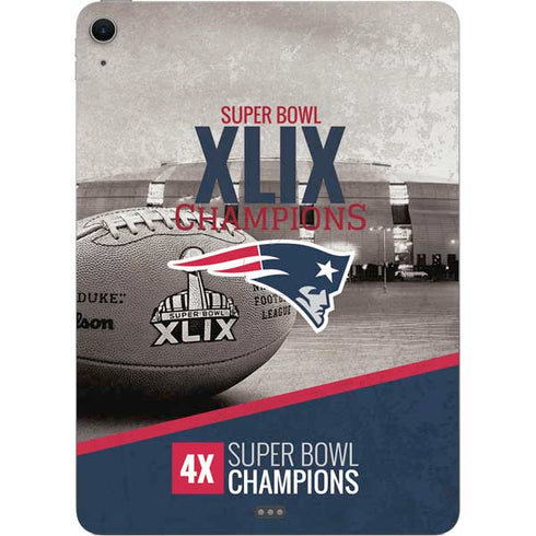 NFL Patriots Super Bowl XLIX Champs Apple iPad Air Skin