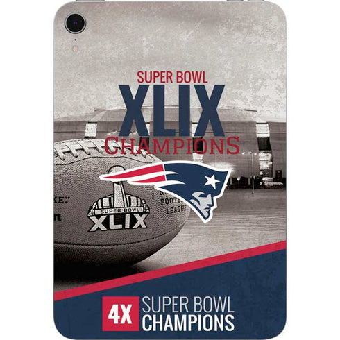 NFL Patriots Super Bowl XLIX Champs Apple iPad Mini Skin