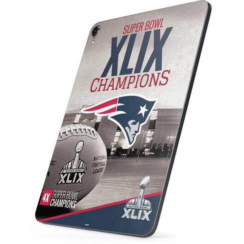 NFL Patriots Super Bowl XLIX Champs Apple iPad Pro Skin