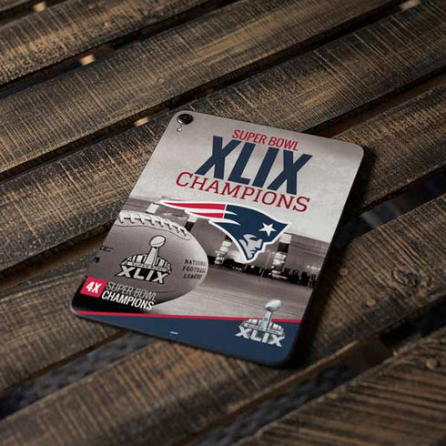 NFL Patriots Super Bowl XLIX Champs Apple iPad Pro Skin