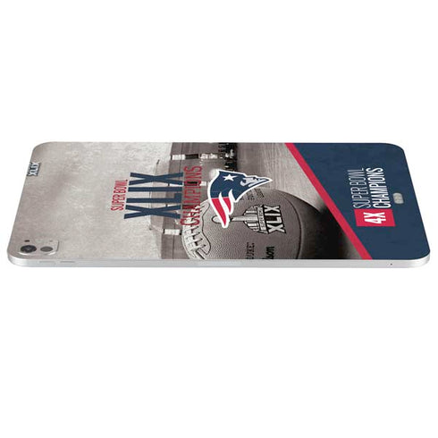 NFL Patriots Super Bowl XLIX Champs iPad Pro 13in M4 (2024) Skin