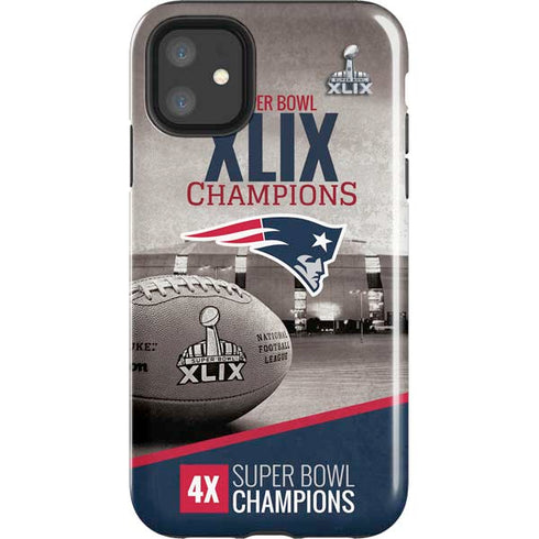 NFL Patriots Super Bowl XLIX Champs iPhone 11 Impact Case