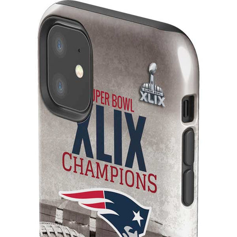 NFL Patriots Super Bowl XLIX Champs iPhone 11 Impact Case