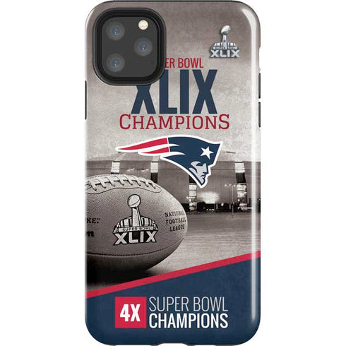 NFL Patriots Super Bowl XLIX Champs iPhone 11 Pro Max Impact Case