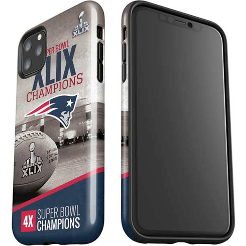 NFL Patriots Super Bowl XLIX Champs iPhone 11 Pro Max Impact Case
