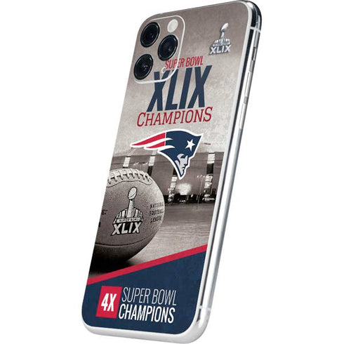 NFL Patriots Super Bowl XLIX Champs iPhone 11 Pro Skin