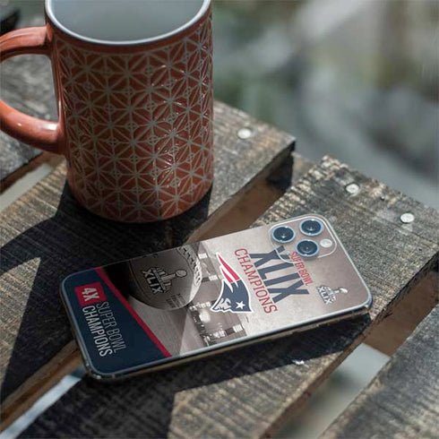 NFL Patriots Super Bowl XLIX Champs iPhone 11 Pro Skin