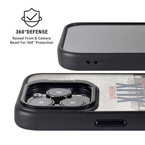 NFL Patriots Super Bowl XLIX Champs iPhone 15 Pro Max Kickstand Case