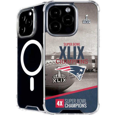 NFL Patriots Super Bowl XLIX Champs iPhone 16 Pro Max MagSafe Case