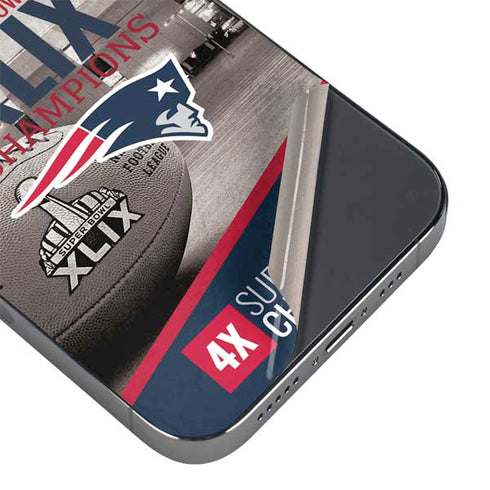 NFL Patriots Super Bowl XLIX Champs iPhone 16 Pro Skin