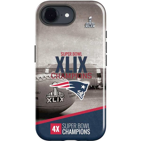 NFL Patriots Super Bowl XLIX Champs iPhone 16e Impact Case