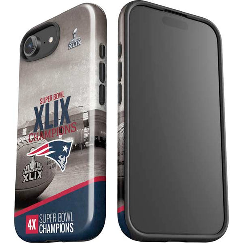 NFL Patriots Super Bowl XLIX Champs iPhone 16e Impact Case
