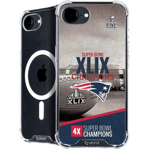 NFL Patriots Super Bowl XLIX Champs iPhone 16e MagSafe Case