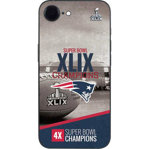 NFL Patriots Super Bowl XLIX Champs iPhone 16e Skin