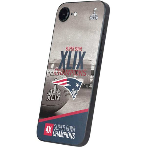 NFL Patriots Super Bowl XLIX Champs iPhone 16e Skin