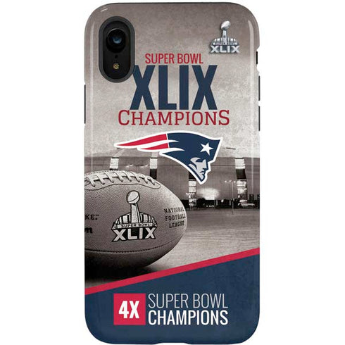 NFL Patriots Super Bowl XLIX Champs iPhone XR Pro Case