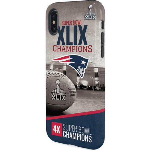 NFL Patriots Super Bowl XLIX Champs iPhone XS Pro Case