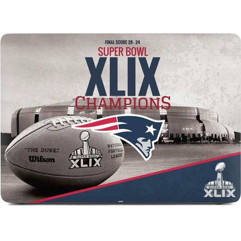 NFL Patriots Super Bowl XLIX Champs Apple MacBook Pro 16-inch Skin