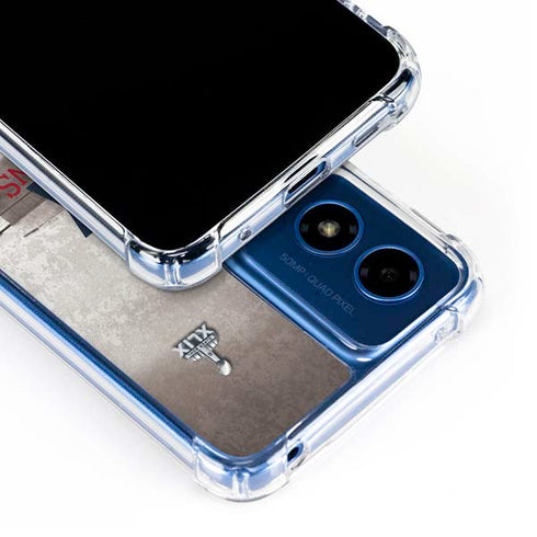 NFL Patriots Super Bowl XLIX Champs Moto G 5G (2024) Clear Case