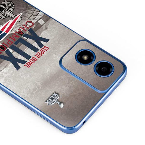 NFL Patriots Super Bowl XLIX Champs Moto G Play 4G (2024) Skin