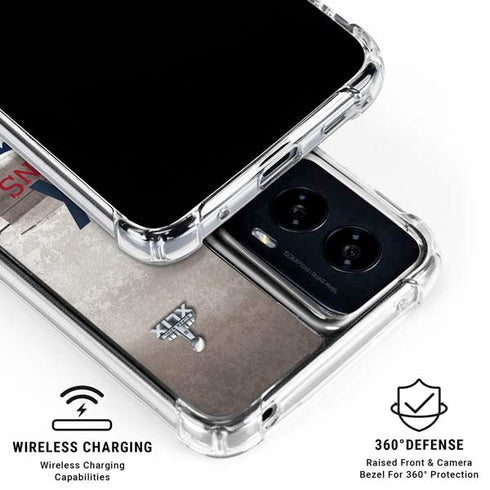 NFL Patriots Super Bowl XLIX Champs Moto G Power 5G (2024) Clear Case