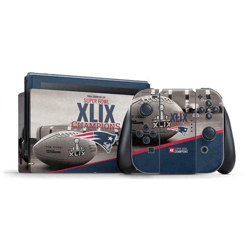 NFL Patriots Super Bowl XLIX Champs Nintendo Skins