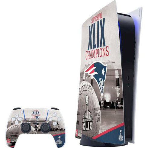 NFL Patriots Super Bowl XLIX Champs PlayStation PS5 Skins
