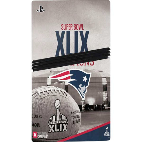 NFL Patriots Super Bowl XLIX Champs PS5 Pro Bundle Skin