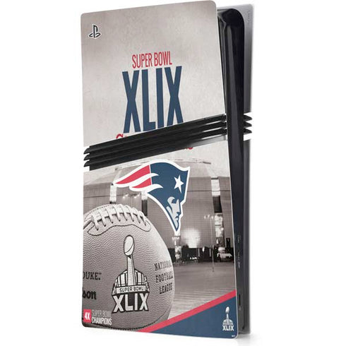 NFL Patriots Super Bowl XLIX Champs PS5 Pro Console Skin