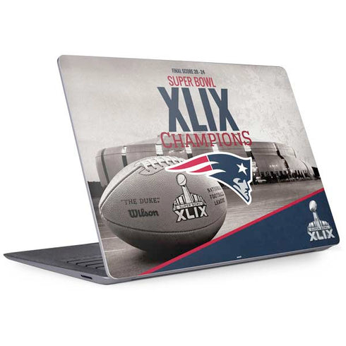 NFL Patriots Super Bowl XLIX Champs Surface Laptop 3 13.5in Skin