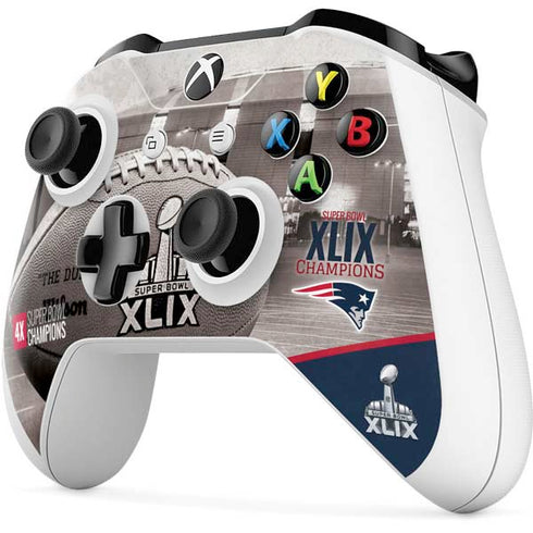 NFL Patriots Super Bowl XLIX Champs Xbox One S All-Digital Edition Bundle Skin