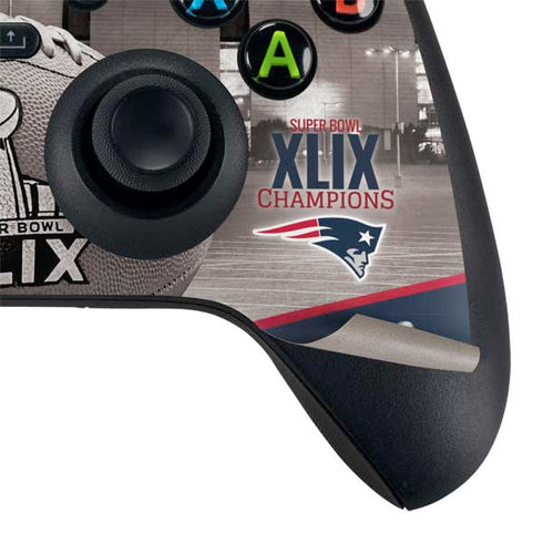 NFL Patriots Super Bowl XLIX Champs Xbox Series X Bundle Skin