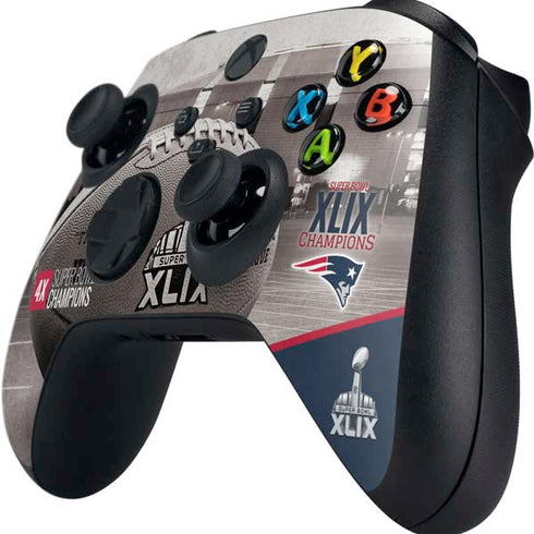 NFL Patriots Super Bowl XLIX Champs Xbox Series X Controller Skin