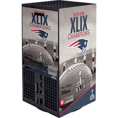 NFL Patriots Super Bowl XLIX Champs XBox Series X Digital Edition Bundle Skin