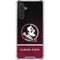 Florida State University Pattern Jersey Galaxy A17 Clear Case